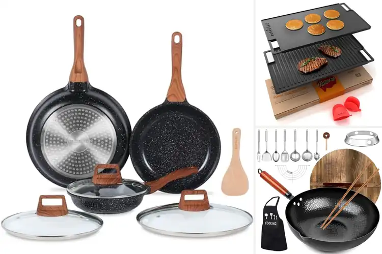 Detailed view of 10 Best Gas And Electric Pans: Elevate Your Cooking