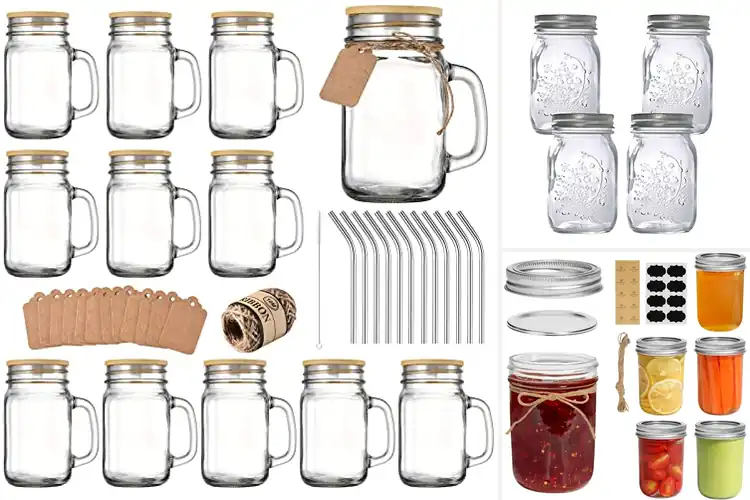 Detailed view of Best Gift Mason Jar Sets
