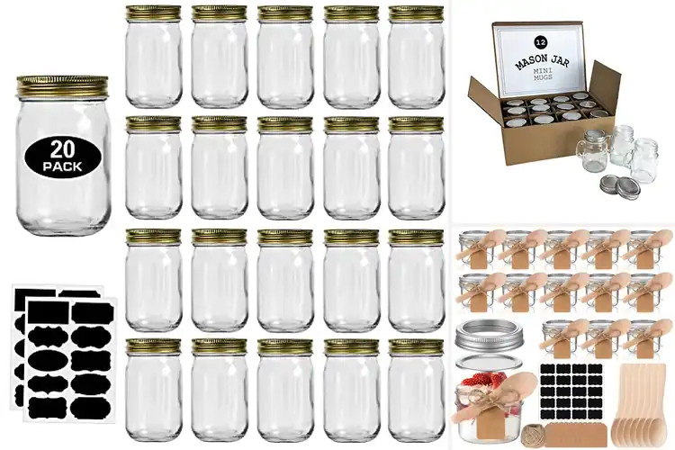 Detailed view of 10 Best Gift Ready Mason Jars Sets For Crafting Craft Joy