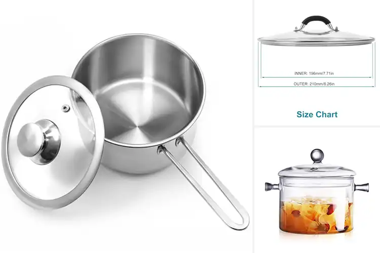Detailed view of Best Glass Lid Saucepan: Cook with Style and Ease
