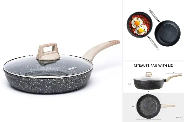 Detailed view of 10 Best Granite Coated Skillets: Effortless Cooking Wins