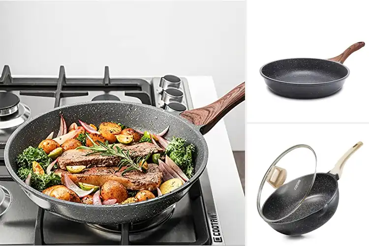 Detailed view of 10 Best Granite Coating Pans for Easy Cooking