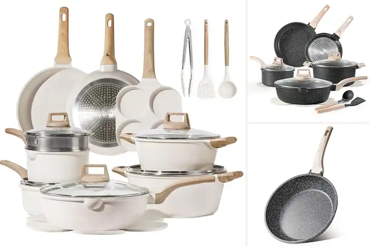 Detailed view of 10 Best Granite Cookware: Safe & Durable