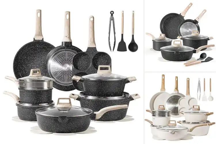 Detailed view of 10 Best Granite Cookware Sets: Cook Like a Pro