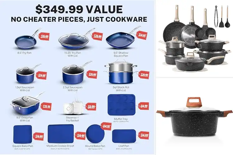 Detailed view of 10 Best Granite Nonstick Pots: Cook Easy, Clean Fast