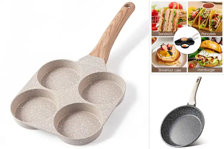 Detailed view of Best Granite Omelette Skillets