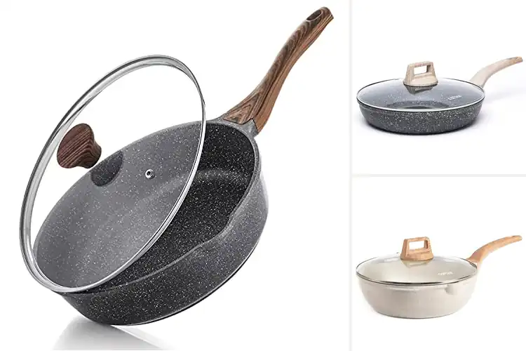 Detailed view of Best Granite Sauté Pans: Cook Healthier, Easier