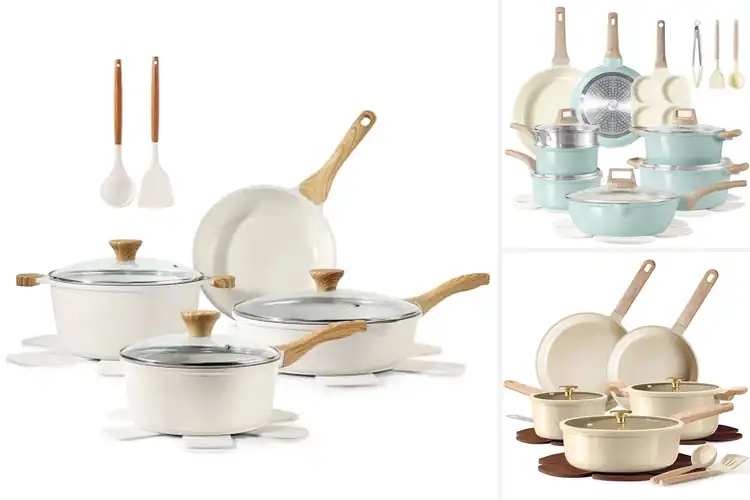 Detailed view of Best Health Ceramic Cookware Free Of PFOA PFAS