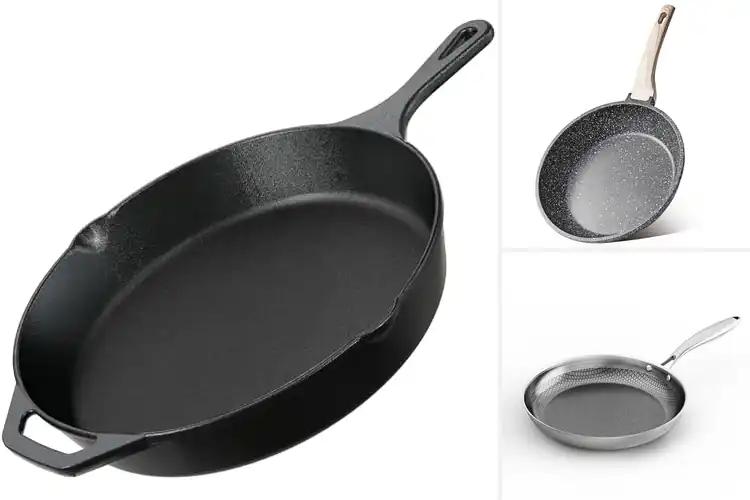 Detailed view of Best Heat Distribution Frying Pans