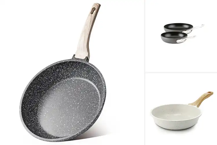 Detailed view of 10 Best Induction Compatible Frying Pans for Non-Stick Power