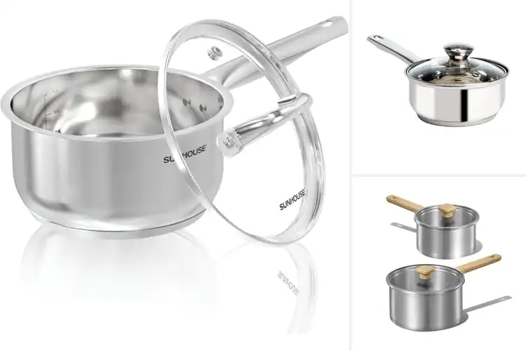 Detailed view of 10 Best Induction Compatible Sauce Pan With Induction Base