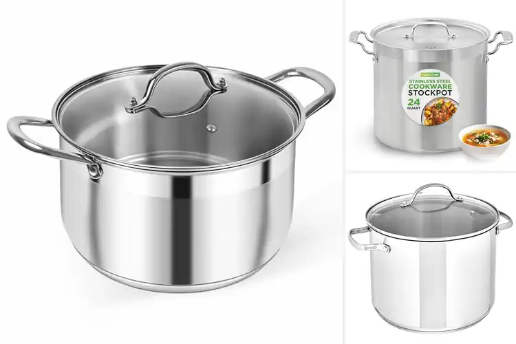 Detailed view of Best Induction Compatible Stock Pot