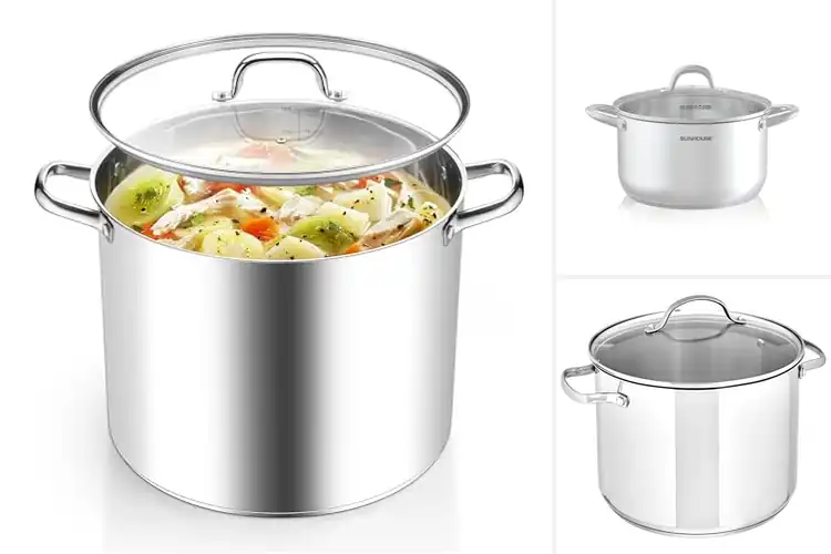 Detailed view of Best Induction Compatible Stockpots For All Stovetops