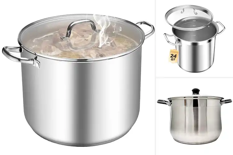 Detailed view of Best Large Stockpot Sizes: Top 10 Picks for Every Kitchen