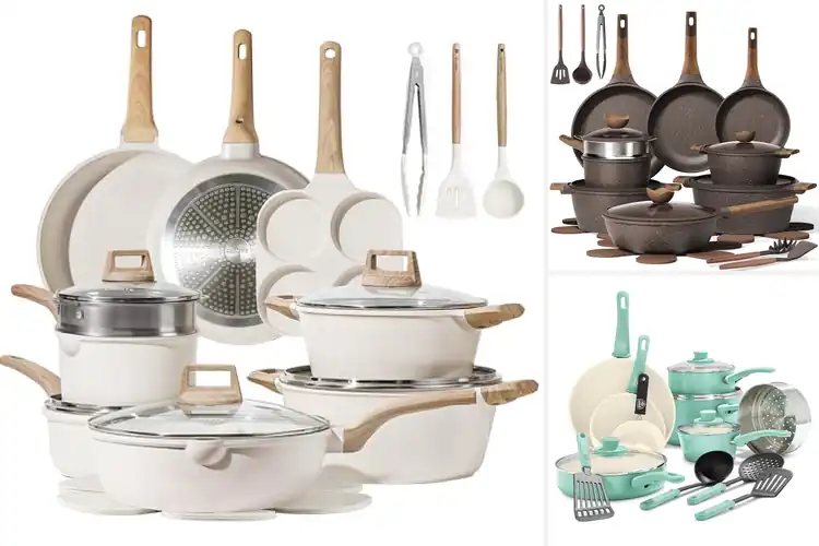 Detailed view of 10 Best Lightweight Cookware Sets for Effortless Meals