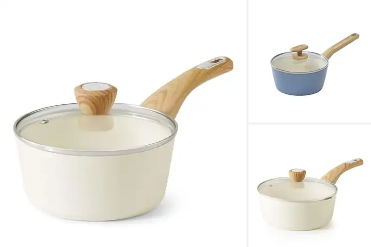 Detailed view of Best Low Oil Cooking Healthy Saucepan