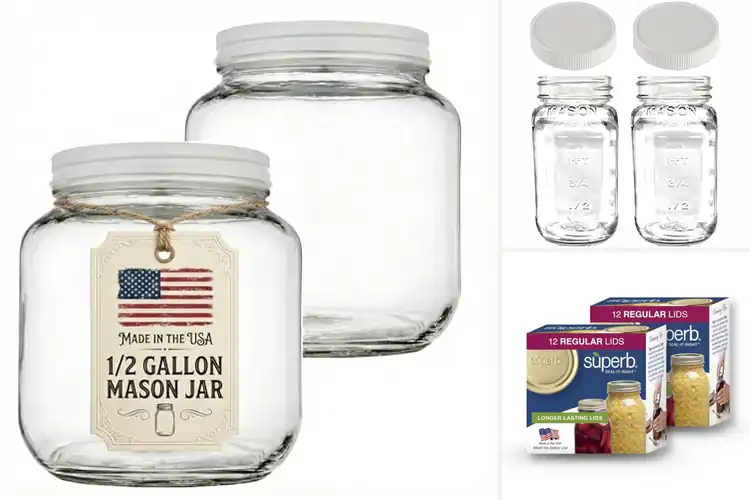 Detailed view of Best Made In USA Mason Jars For Quality