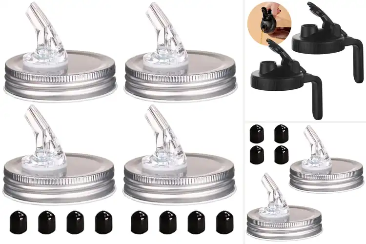 Detailed view of Best Mason Jar Pour Spouts: Mess-Free Dispensing Made Easy