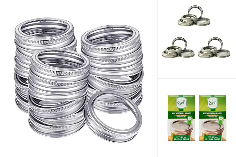 Detailed view of 10 Best Mason Jar Rings for Secure Seals