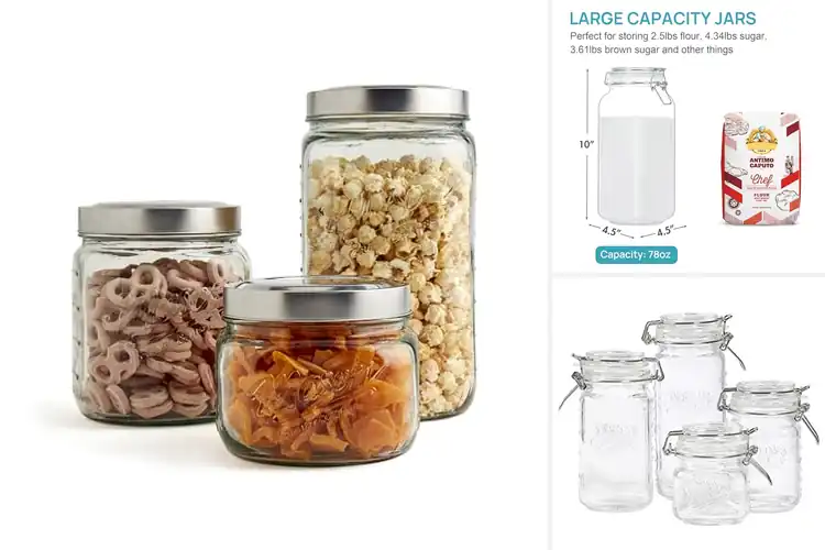 Detailed view of 10 Best Mason Jar Sets For Storage: Keep Food Fresh