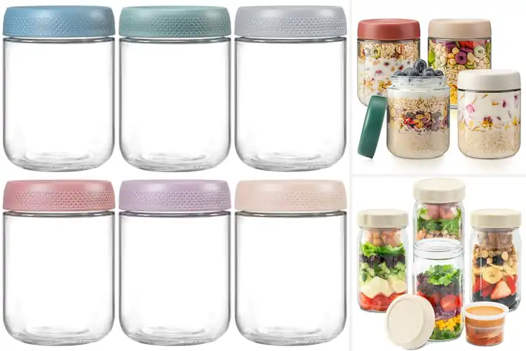 Detailed view of Best Meal Prep Jars