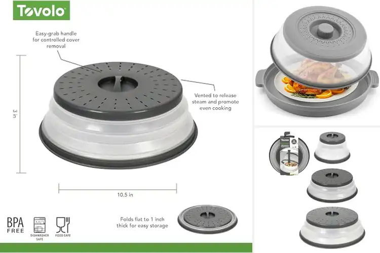 Detailed view of 10 Best Meal Prep Microwave Covers for Mess-Free Meals