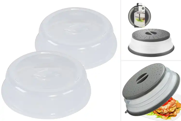 Detailed view of 10 Best Microwave Plate Covers That Stop Messy Splatters