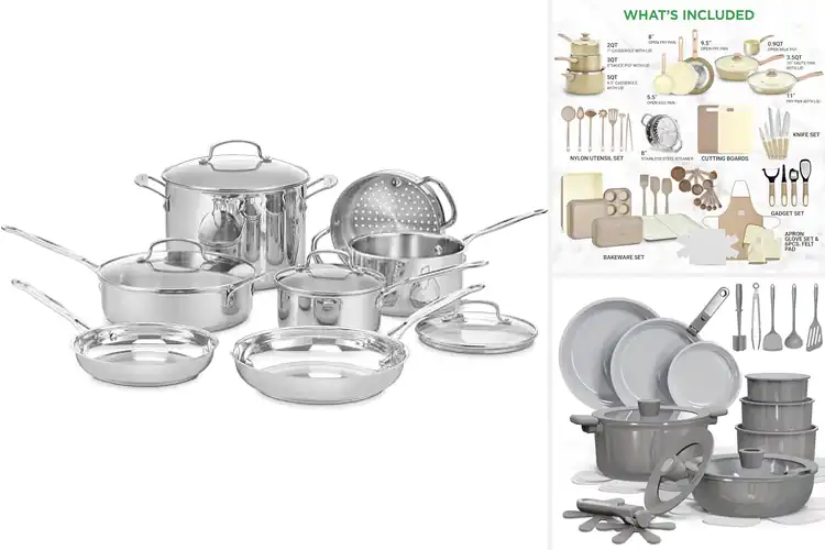Detailed view of Best Multi-Piece Cookware Sets: Cook Like a Pro