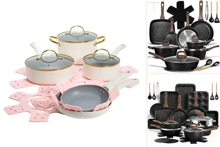 Detailed view of Best Multi Size Nonstick Pan Set