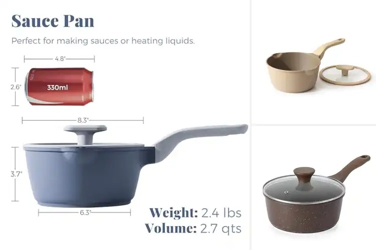 Detailed view of 10 Best Non-Stick Small Pot for Versatile Use: Top Choices