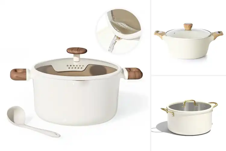 Detailed view of Best Non Toxic Ceramic Stock Pots