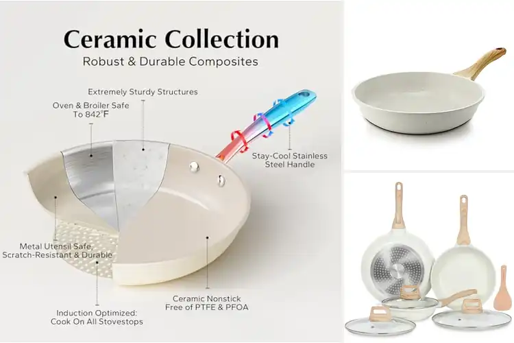 Detailed view of 10 Best Non-Toxic Frying Pans: Cook Healthier