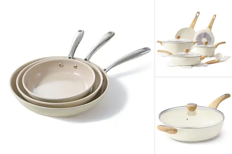 Detailed view of Best Non Toxic PFOA PTFE Free Cookware