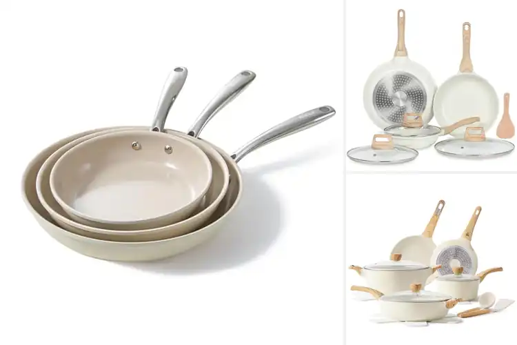 Detailed view of 10 Best Non-Toxic Skillet Sets for Safe, Easy Cooking