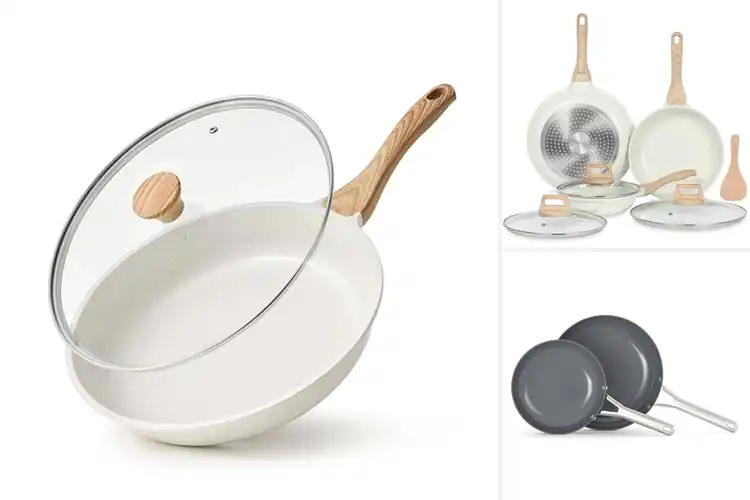 Detailed view of 10 Best Nonstick Ceramic Frying Pans for Effortless Cooking