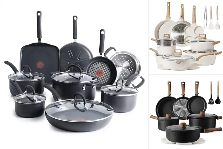 Detailed view of 10 Best Nonstick Cookware Sets for Effortless Cooking