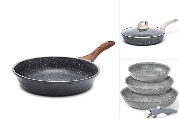 Detailed view of Best Nonstick Granite Coating For Everyday Cooking