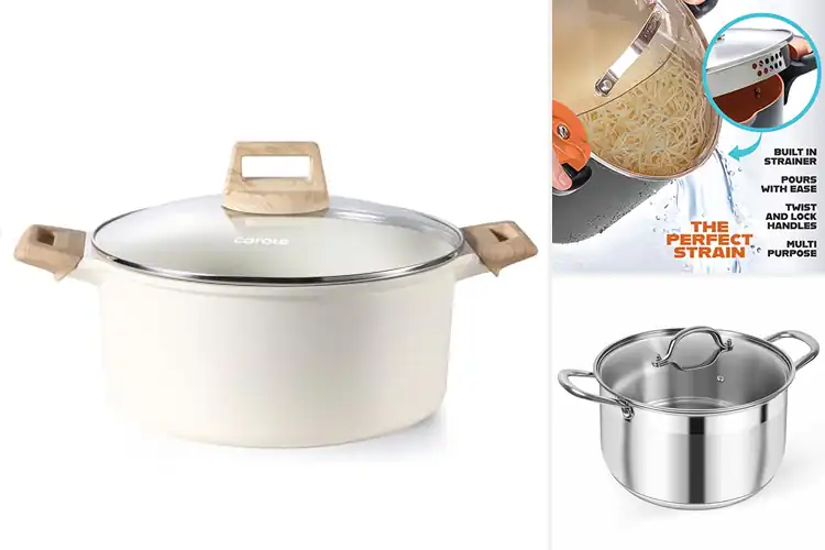 Detailed view of Best Nonstick Soup Pots: 10 Top Picks for Effortless Cooking