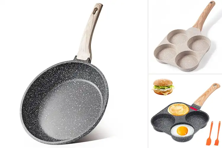 Detailed view of 10 Best Omelet Skillets For Fluffy Eggs & Easy Cleanup