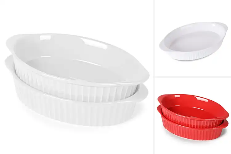 Detailed view of Best Oval Au Gratin Pan Size