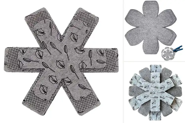 Detailed view of Best Pan Divider Protectors For Non Slip Stacking