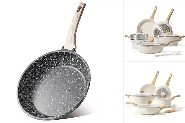 Detailed view of 10 Best PFOA Free Induction Pans for Healthy Cooking