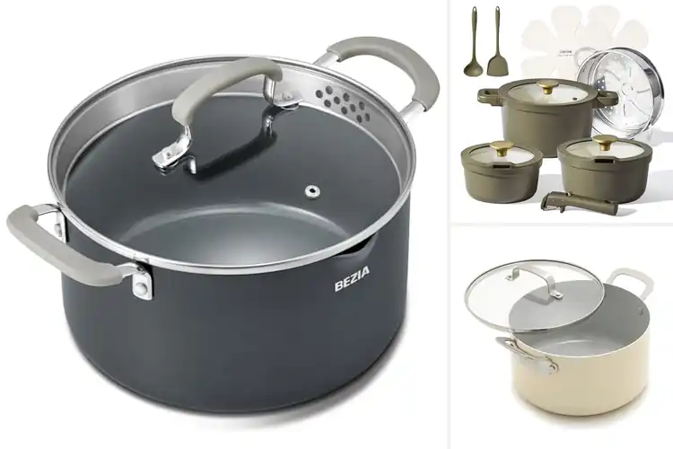 Detailed view of Best PFOA PFAS Free Stock Pots: 10 Healthy Cooking Picks