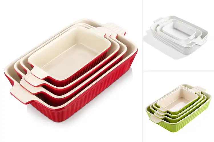 Detailed view of Best Porcelain Bakeware Sets Durable