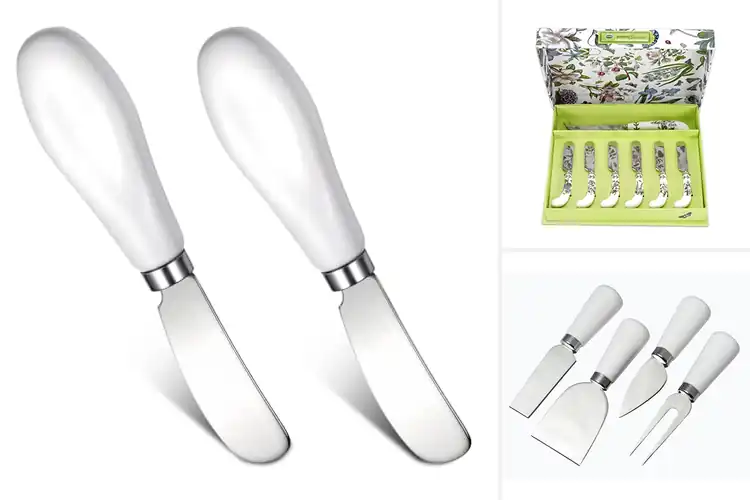 Detailed view of 10 Best Porcelain Handle Cheese Knife Sets: Top Picks