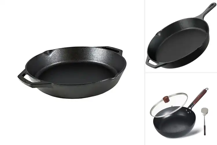 Detailed view of Best Pre Seasoned Nonstick Feel Cast Iron Pans
