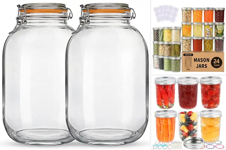 Detailed view of 10 Best Preserving Jars: Extend Homemade Goods Lifespan