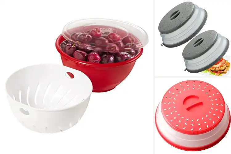 Detailed view of 10 Best Produce Rinsing Cover Colander