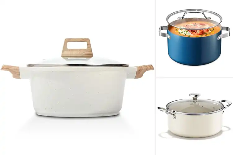 Detailed view of Best PTFE Free Stock Pots