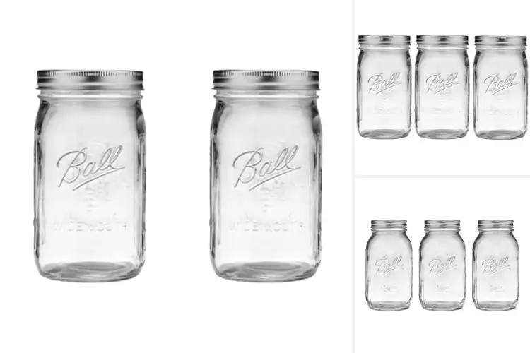 Detailed view of Best Quart Mason Jars For Preserves And Juices